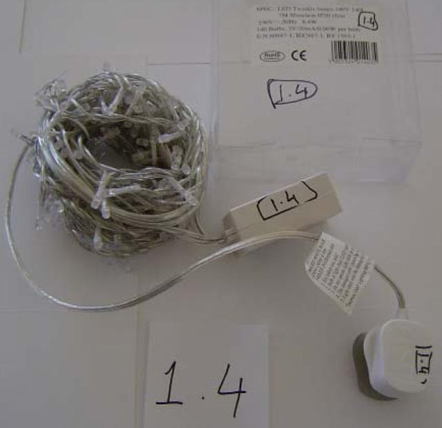 Lighting chain "Led White Bulb/ Twinkle Lamps"
