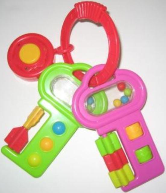 Plastic toy keys