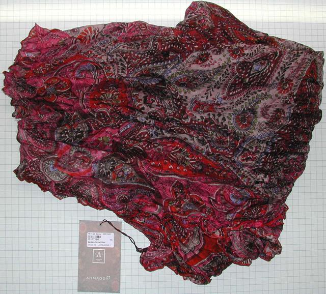 Scarf - Ahmaddy Seidenschal Red (Ahmaddy red silk scarf)