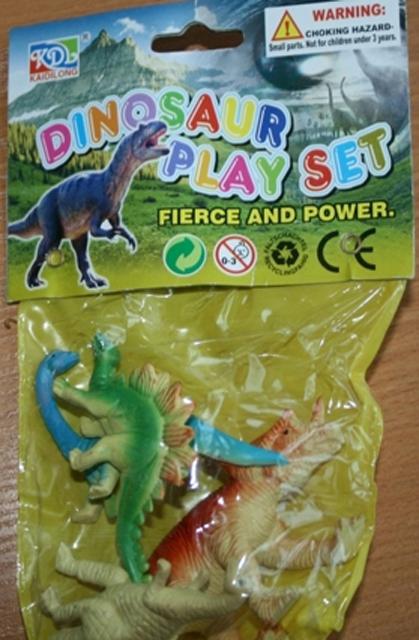 Plastic dinosaurs - Dinosaur Play Set, Fierce and Power