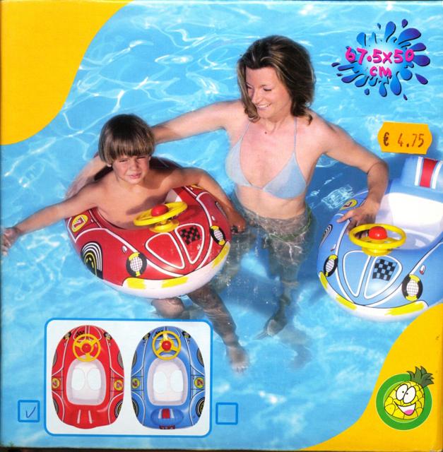 Inflatable swimming seat