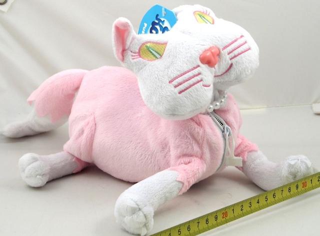 Soft toy – 1. plush frog, 2. cat, 3. plush frog