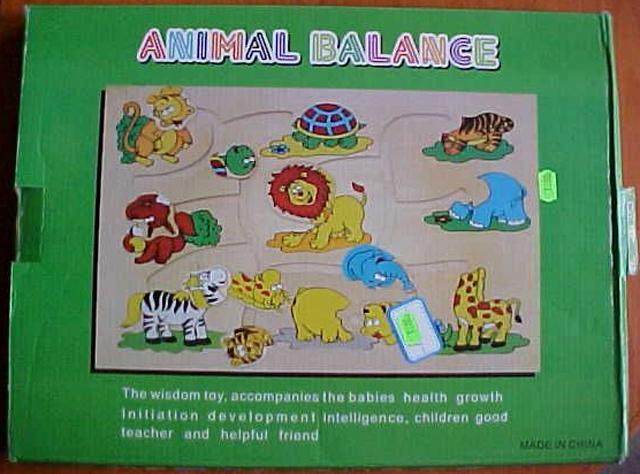 Wooden toy (ANIMAL BALANCE)