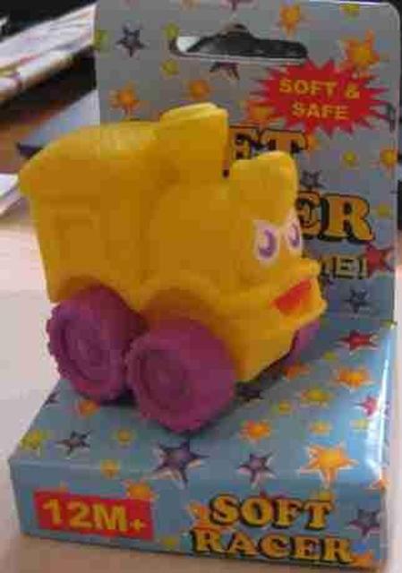 Plastic locomotive (Squeeze Me Touch Me!)