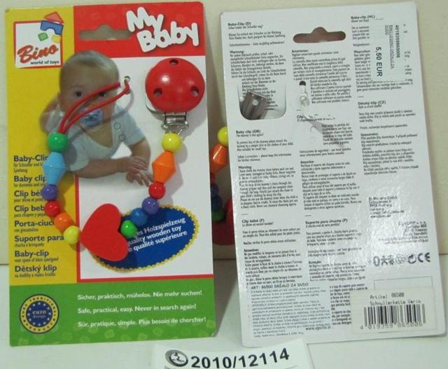 Soother holder “My Baby Baby-Clip”