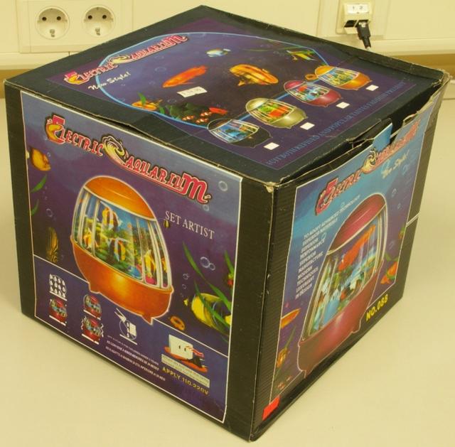 Decorative table lamp "Electric Aquarium"