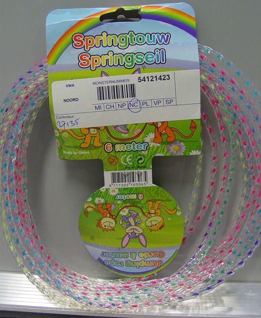 Skipping rope "Springtouw Springseil"