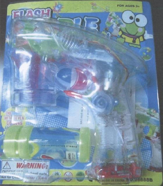 Plastic soap bubble gun "Flash Bubble Gun"