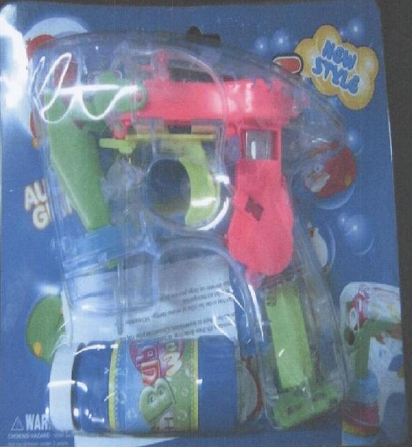 Plastic soap bubble gun "Fluorescents bubbles – Ne
