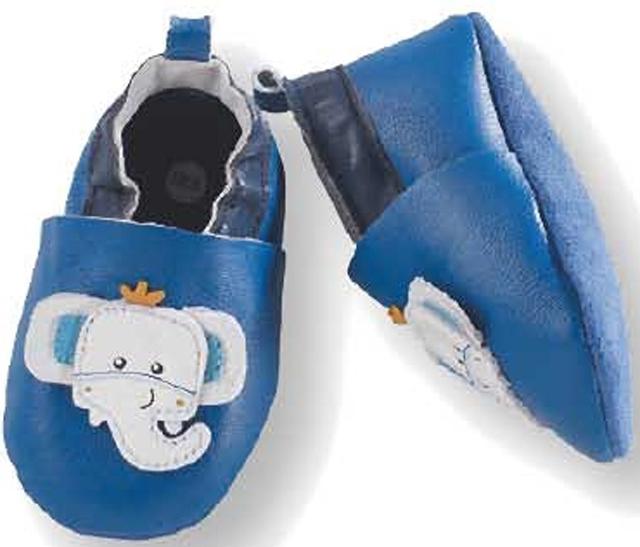 Leather baby shoes