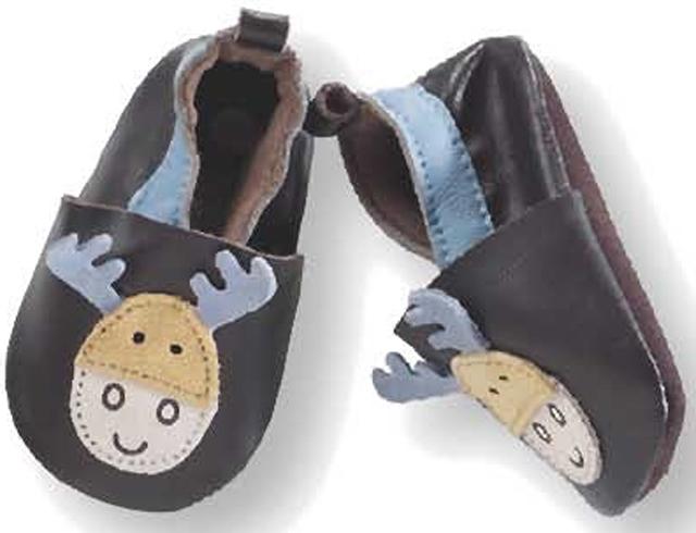 Leather baby shoes