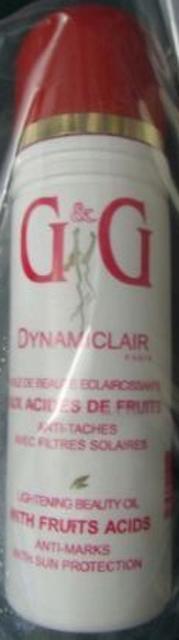 Skin lightening product "Dynamiclair"