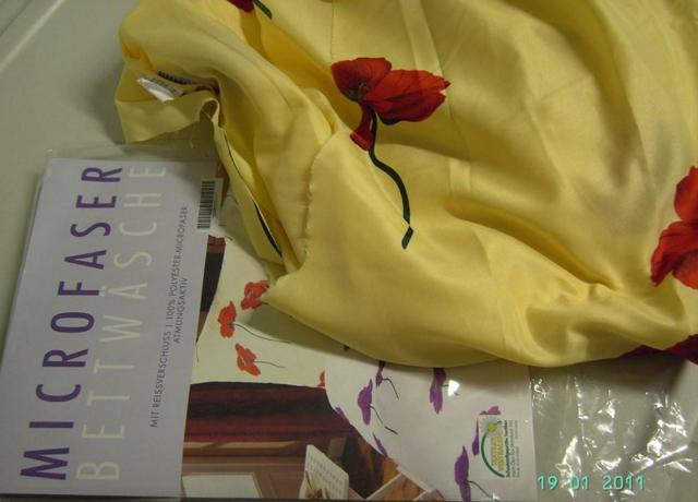 Bed linen "Microfaser Bettwäsche Mohnblume [microf