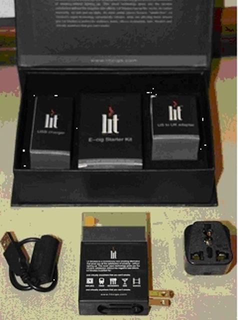 Electronic cigarette kit "Lit Smokes"