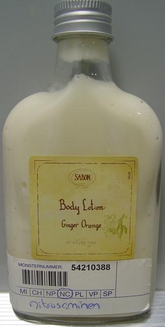Body lotion
