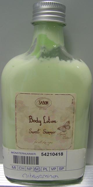 Body lotion