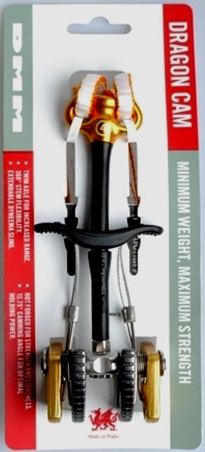 Camming device for rock climbing Dragon Cam