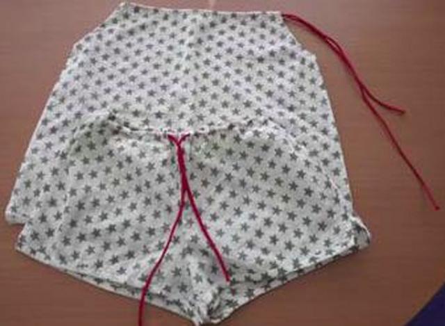 Pyjama set and girl's nightgown