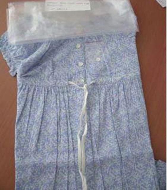 Pyjama set and girl's nightgown
