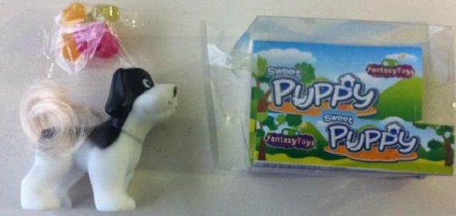 Plastic dog with sweets "Sweet Puppy"