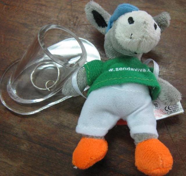 Key-ring with toy