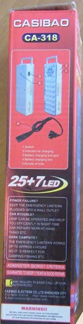 Rechargeable lamp LED 20 Hours Light Rechargeable