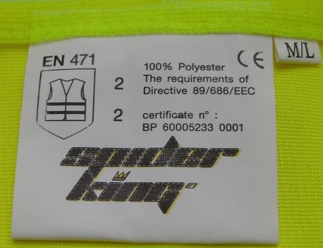 Reflective safety vest