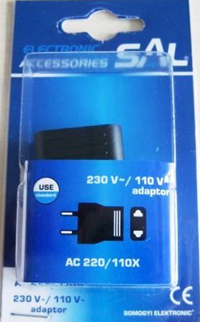 Mains adaptor "230 V - / 110 V Adaptor"