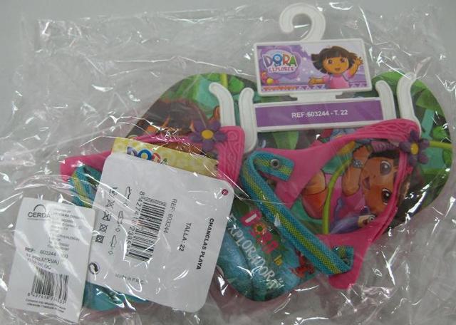 Children's sandals "Dora the Explorer"