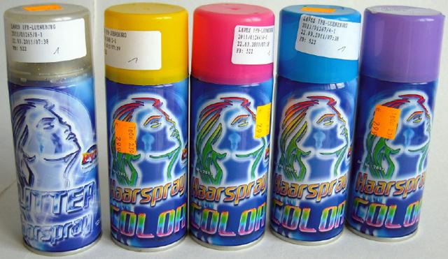 Hairspray "Color-Haarspray  (4 different shades),