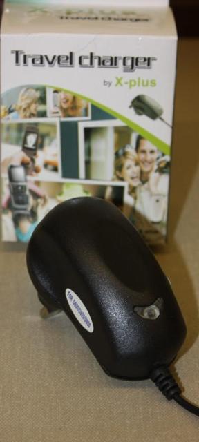 Travel charger for mobile phone