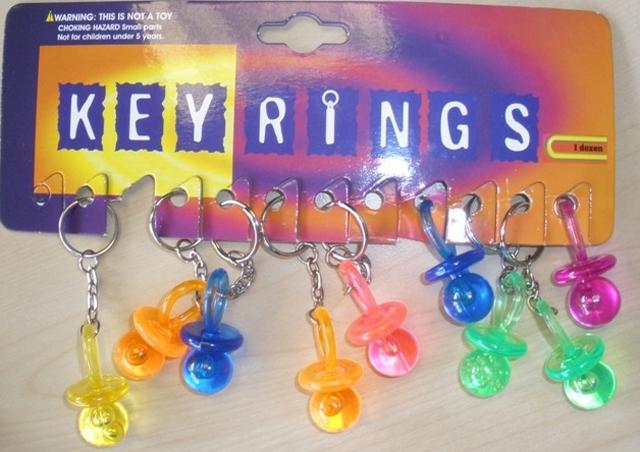 Toy key-rings Dummy Whistle Key-rings and Dummy Pe