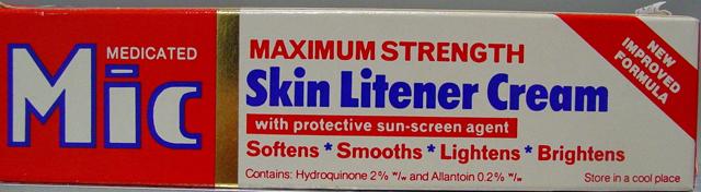 Skin lightening cream "Skin Litener Cream"