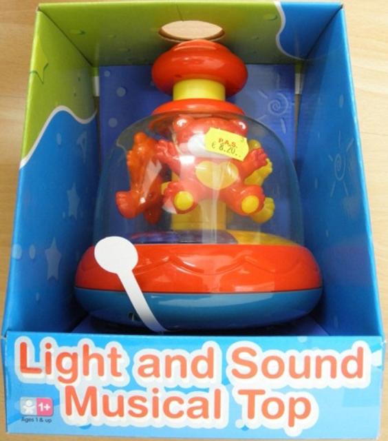 Toy carousel/top "Light And Sound Musical Top"
