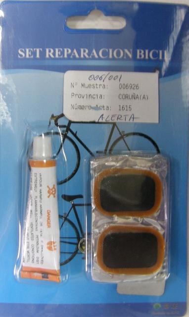 Bicycle tyre repair kit "Set Reparacion Bicil"