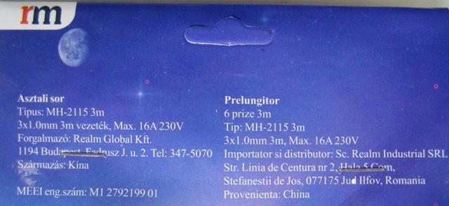 Extension lead "Asztali sor-Prelungitor"