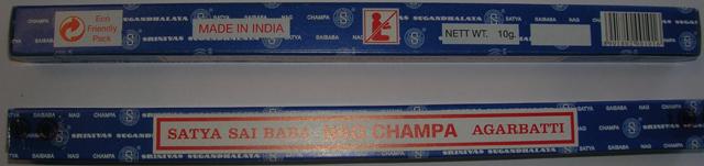 Perfumed incense sticks "Satya Sai Baba Nag Champa