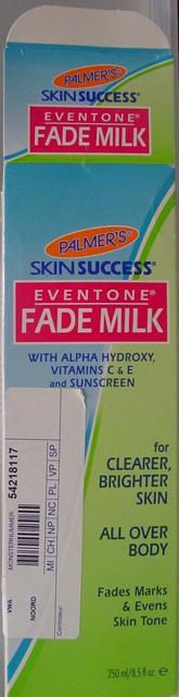 Skin-lightening cream1)Palmer’s Skin Success E