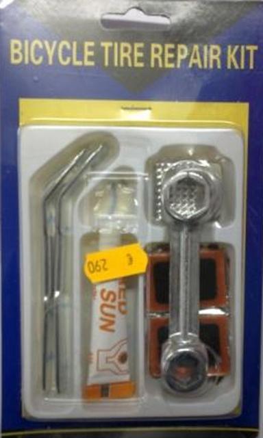 Bicycle tyre repair kit