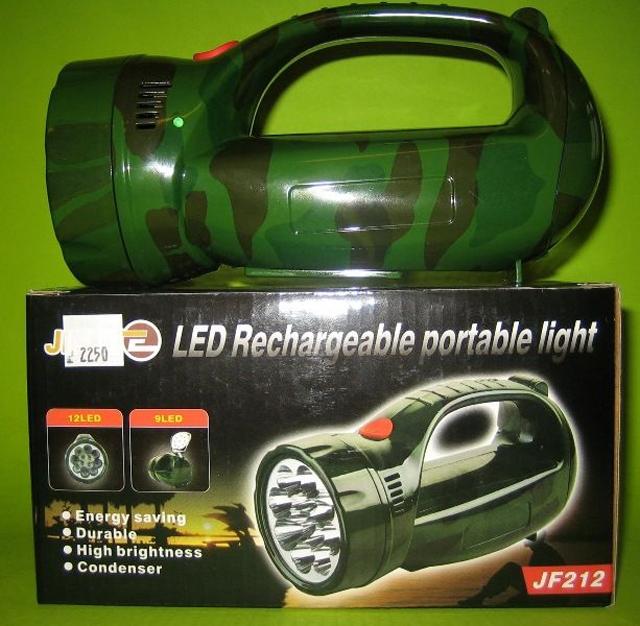 Rechargeable torch "LED Rechargeable Portable Ligh