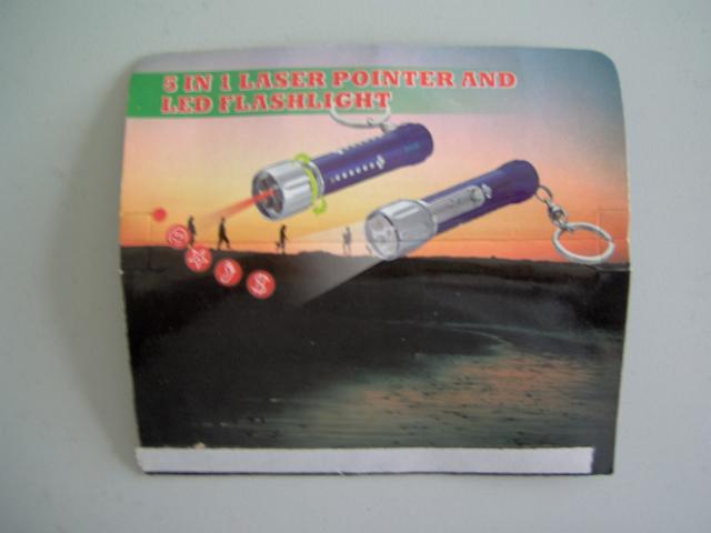 Laser pointer ring "5 in 1 laser pointer and led f