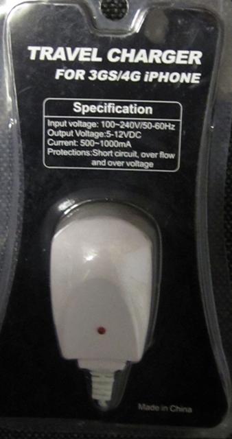Travel charger Travel Charger for 3GS/4G iPhone (N