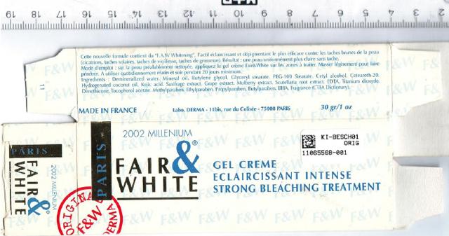 Skin lightening product "Gel Crème Eclaircissant i