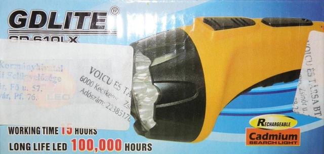 Rechargeable torch