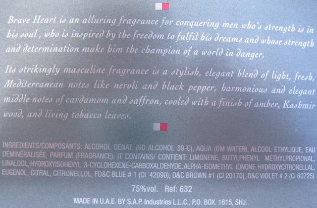 Aftershave "Braveheart"