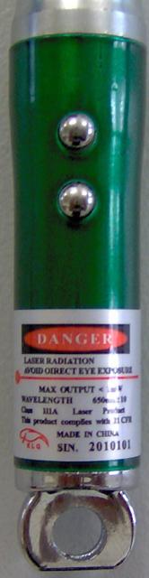 Laser pointer key-ring