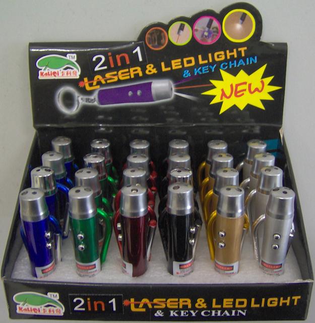Laser pointer key-ring