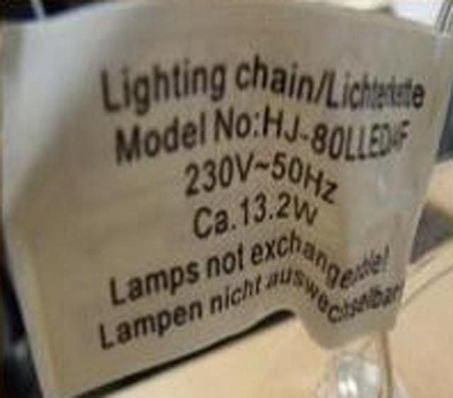Lighting chain1. 60 Mini Lights 2.