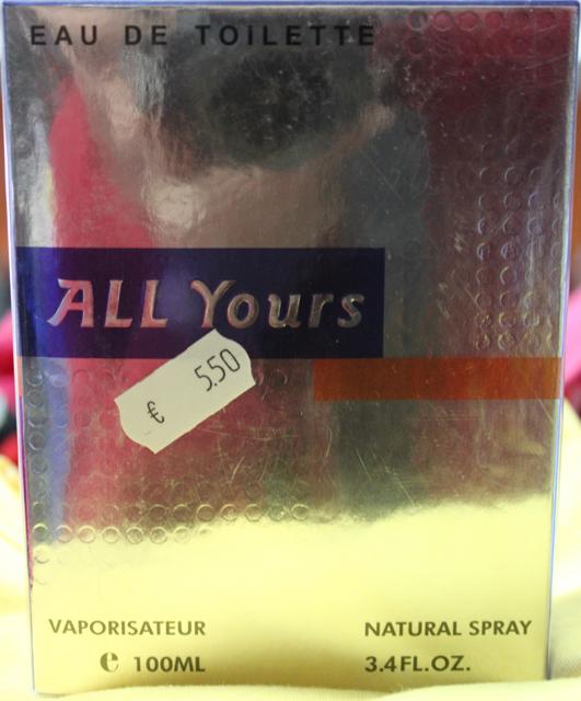 Aftershave "All Yours"