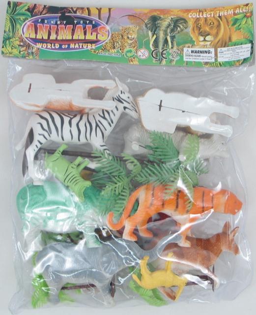 Plastic animal figures